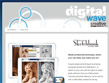 Tablet Screenshot of digitalwavecreative.com